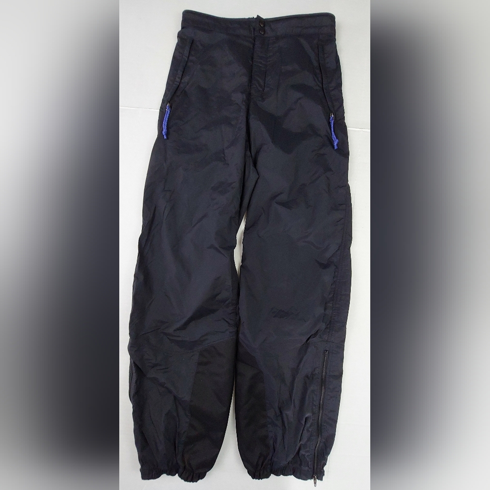 Patagonia Black Pants with Purple Accents